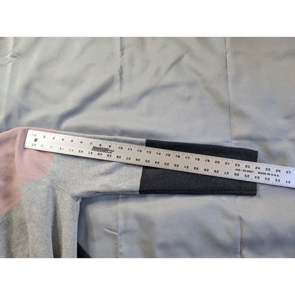 Charter Club Sweater Pink Gray Open Long Sleeve Casual Cotton Womens Size L - Picture 8 of 8